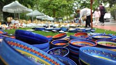 Inauguraci�n de la feria Alfaroleiros, en Santa Cruz, Oleiros.