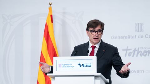 El presidente de la Generalitat, Salvador Illa.