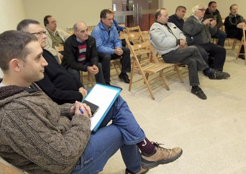 La reuni�n de ayer en el consistorio de Viveiro. 