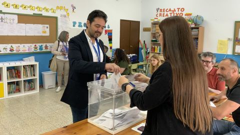 Pablo Leiva, candidato del PP a la alcalda de O Grove