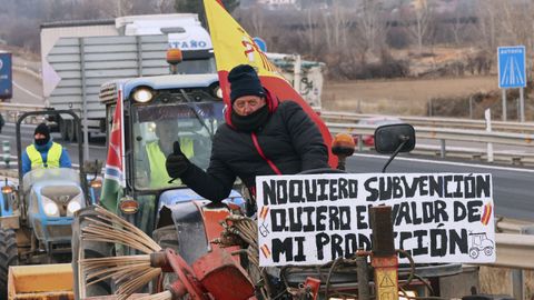 Manifestaciones de agricultores en Zaragoza