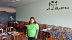 Sandra Paola Tovar est� al frente del mes�n O Castelo en Castro Caldelas junto a su pareja, Manolo Rodr�guez. 