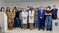 Acto de bienvenida, este martes en el Provincial, a 18 nuevos m�dicos especialistas en atenci�n primaria que se incorporan al �rea sanitaria de Pontevedra y O Saln�s. Irene Espasand�n es la primera por la izquierda
