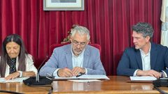 Isabel Rodr�guez, Miguel Fern�ndez y Javier Arias