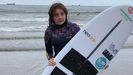 Carmen L�pez, surfista asturiana