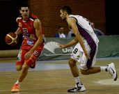 Imagen del partido disputado ayer. 