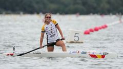 Silvia Gago (N�utico O Mu��o de Ribadumia) cerr� el Campeonato de Espa�a de Esprint con el oro en el C1 500 y la plata en el C1 200 en su haber.
