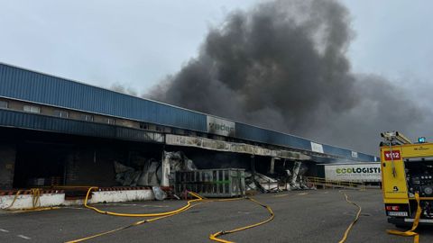 Incendio en el Pol�gono de Silvota