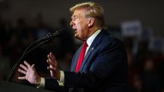 El candidato a las primarias republicanas, Donald Trump, el s�bado en Carolina del Sur.