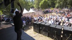 El sacerdote venezolano Liller Alexander Carrillo, liderando el Berro Seco