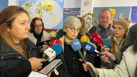 Ana Gonzlez en el Colegio Pblico Rey Pelayo