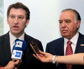 Feijoo y el presidente del Consejo Empresarial Mexicano de Comercio Exterior, Vicente D�ez Morodo.