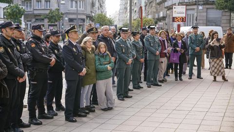 Acto institucional presidido por el subdelegado del Gobierno en Ourense, Eladio Santos, con motivo del D�a Internacional de Eliminaci�n da Violencia contra as Mulleres, 25N.