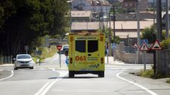 La ambulancia medicalizada abandon� el 1 de julio su base en el Hospital do Saln�s para instalarse en Baltar