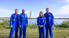 Los tripulantes de la misi�n Artemis II.