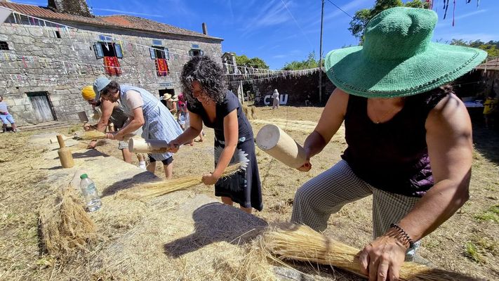 A maza foi iniciativa da Comunidade Textil do Umia