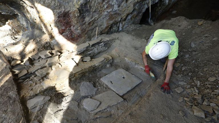 Excavaci�n en San Xo�n Vello, en el 2021