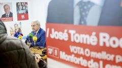 Tom, en la rueda de prensa en la que anunci su intencin de seguir como alcalde