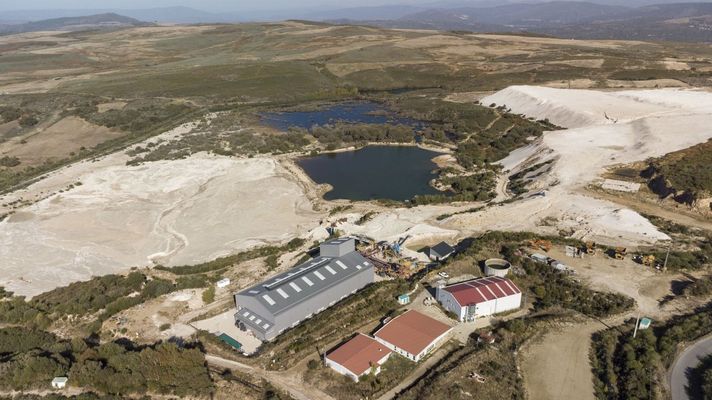 La mina de Penouta, en Viana do Bolo, uno de los yacimientos estrat&eacute;gicos de esta&ntilde;o que hay en Galicia.