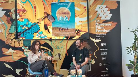 Mar�a Y��ez y �scar Doviso, en la presentaci�n del �Kiro�