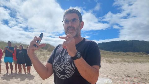 Xulio Valeiras, cientfico del Oceanogrfico