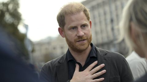 El príncipe Harry, en su visita a Kiev, en Ucrania, el pasado 12 de septiembre