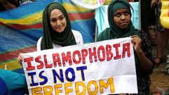 Protesta en Londres contra la prohibici�n del burkini