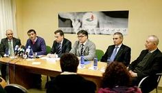<span lang= es-es >Nueva directiva</span>. De izquierda a derecha, Javier Soto (Caldaria), Francisco Caseiro (secretario), Jos� Luis Gavela (presidente de la Fundaci�n) y los patronos Julio Soto, Luis Chao y Antonio Fern�ndez.