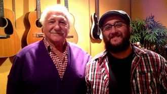 Ricardo Pach�n, productor original de  La leyenda del tiempo , y Juan de Dios Mart�n