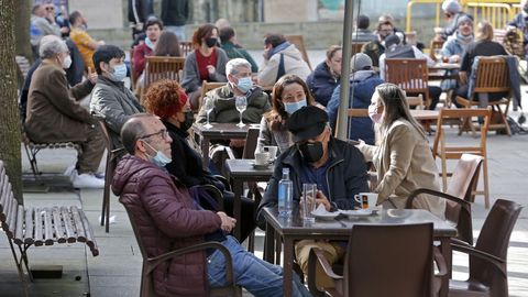Reapertura de terrazas en Pontevedra