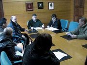 Manuel Cu��a se reuni� con el grupo que comienza a trabajar hoy.