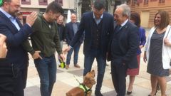 Pedro S�nchez visita Oviedo junto a Wenceslao L�pez, Adri�n Barb�n y Adriana Lastra