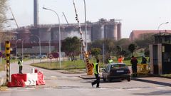 La factora de almina y aluminio de San Cibrao, este mircoles