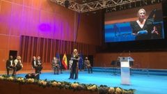 Acto institucional del nombramiento de Hijos Predilectos de Oviedo a Jaime �lvarez-Buylla, Emilio Sagi y Carmen Ruiz-Tilve y de Hija Adoptiva a Conchita Quir�s