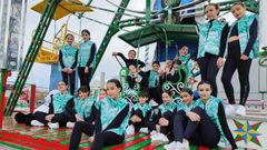 Grupo Lil Team, en la categor�a j�nior, de diez a trece a�os