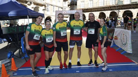 Carrera solidaria de la Guardia Civil en Ourense.