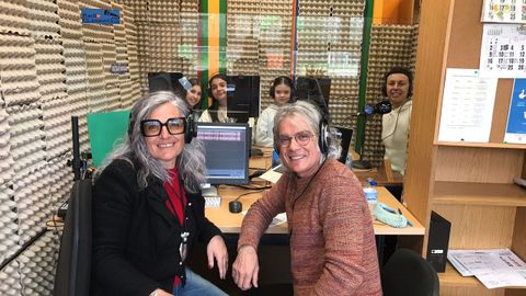 O CEIP San Clemente de Caldas presume de radio escolar ante d�as mestras italianas grazas ao programa Erasmus +