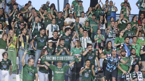 Aficionados del Racing en Talavera en el 2023.