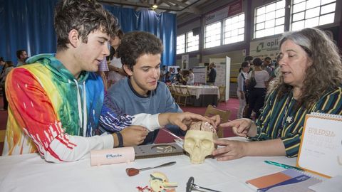 En la tarde del domingo hubo talleres interactivos en el pabellón