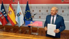 Jos� Tom�, presidente de la Diputaci�n de Lugo.