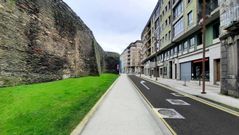 Recreaci�n de como quedar� el carril peatonal entre Porta Santiago y R�a Vilalba