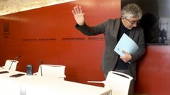 Jos� Manuel Pichel, concejal de Medio Rural en el mandato pasado, el d�a en que present� su dimisi�n, en enero del 2023