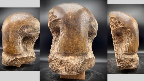 800�euros. Francisco Pazos. (Cobas, Mea�o, Pontevedra, 1961). Guerreiro. Granito.