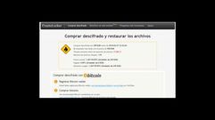 Captura de pantalla de un virus de ransomware que exige pago en bitcoins