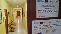 La unidad de Atenci�n Temper� da Mari�a est� localizada en la Casa do Mar de Burela