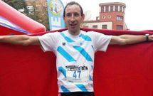 Luis Calvo fue segundo el domingo en Miranda de Ebro. 