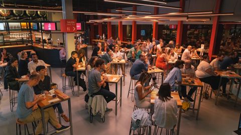 Evento en la sala degustaci�n de Mega