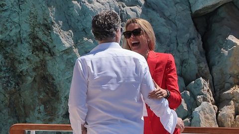 Tatiana Blatnik y El�as Sacal, en Cannes