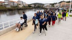 Con ataxia, pero sen lmites: as fue la salida de la andaina desde A Ponte