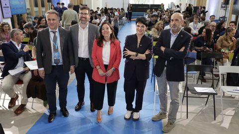 Representantes institucionales, este jueves en el CSA de la Cidade das TIC